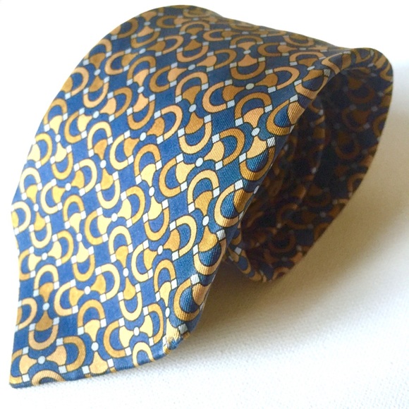 Gucci Pure Silk Men's Neck Tie Made in Italy - Picture 3 of 8